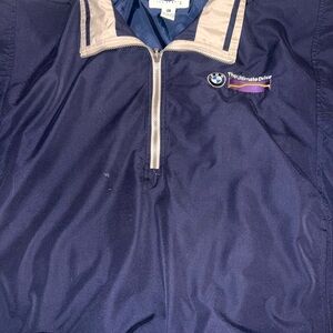 Vintage BMW Men’s 1/2 Zip Windbreaker